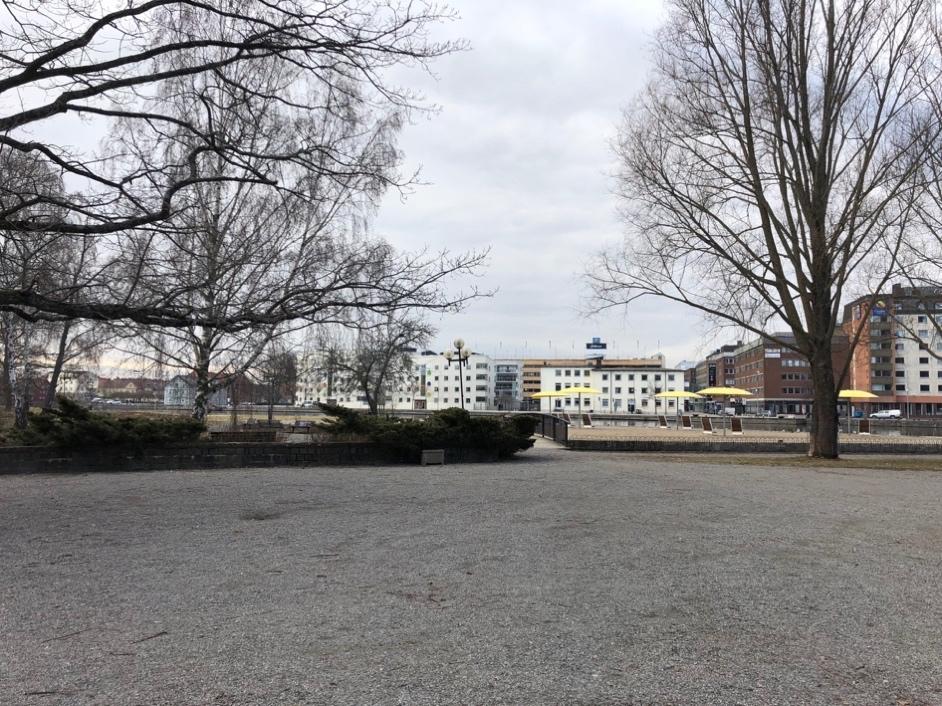 Figur 9 Placering C, taget mot
