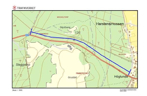 3027, Harstensmossen, FIMMERSTAD Motivering: Solbelysta sandslänter, intill grustag med riklig förekomst av ljung och enstaka plantor av kattfot.