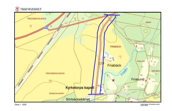 3053, Friabäck, FRIABÄCK Motivering: Vägkant med öppna sandpartier genom ett åkerlandskap, med rikblommig av åkervädd.