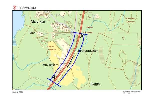 Hänsynsobjekt Objektförteckning Hänsynsobjekt 26, Movikskärr, SANNERUDSKÄRR Motivering: Vägkant med flera mindre bestånd av färgginst.