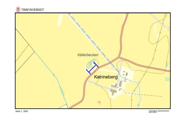 Hänsynsobjekt 2947, Katrineberg, KATRINEBERG Motivering: Solexponerad vägkant med förekomst av ängsflora.