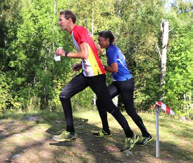 Terrängen var rik på stigar närmast start och mål, vilket gynnar bra banläggning av t.