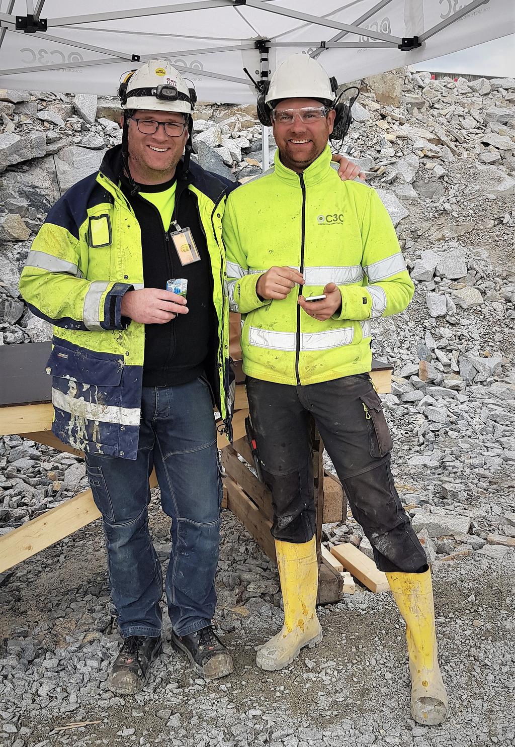 Containerramp, RiR, Norge. Plattform för optimerad materialhantering. Lätt in -och utfart.