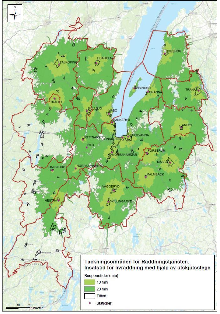 Jönköping Jönköpings kommun, Operativa insatser,