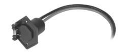8M4000953 38003 Trollingmotor-SP (uttag) Matchande tvåstiftig, 12, 24 eller 36 V kontakt för solid