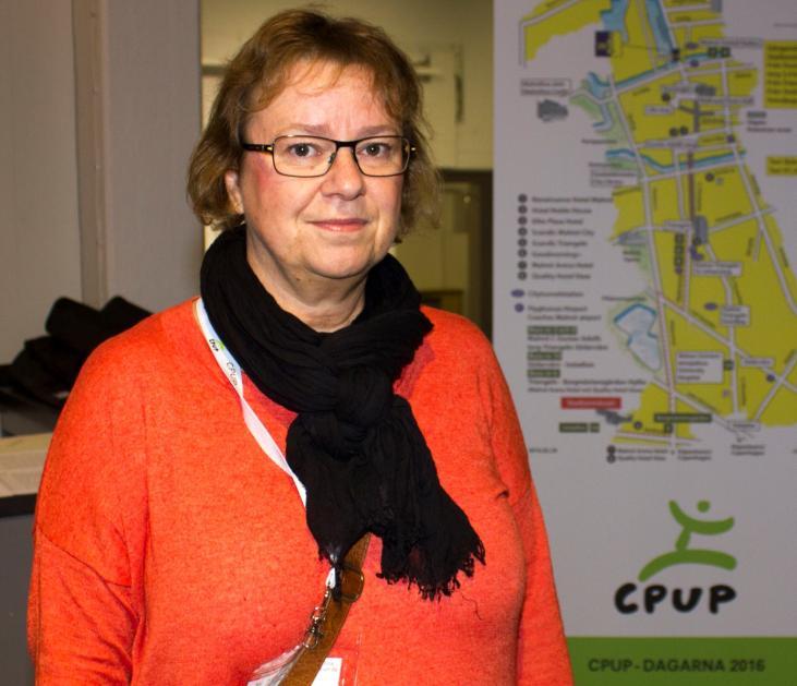 -Det är tredje gången jag är här och det här är den mest centrala fortbildningsmöjlighet som finns för oss som arbetar inom området, säger Karin Sjöquist, fysioterapeut inom barn- och