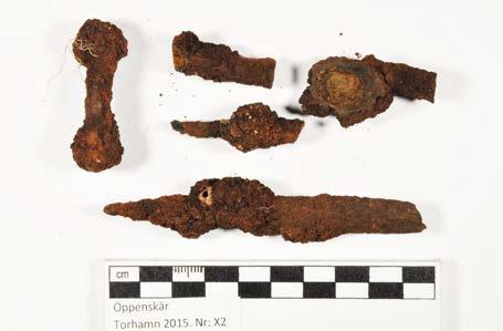 Material: Järn Antal: 6 Vikt in: 277,58g (hjalt),