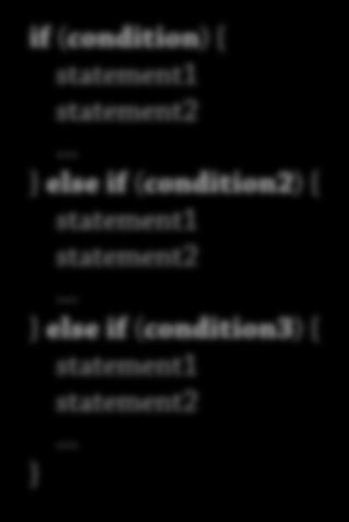 Villkor: if (2) 64 Python if condition: statement1 statement2.