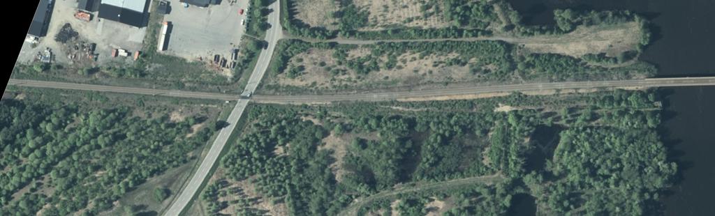 gc-bana väster om bron.