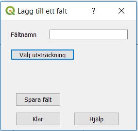 5.2. Lägg till fält För att lägga till fält trycker du på Lägg till fält då får du upp en dialog ruta som Figur 3.