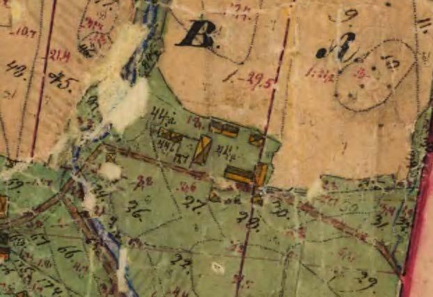 Antikvarisk förundersökning Historik Bland Lantmäteriets historiska kartor återfinns några blad som rör Bräckegården. Den äldsta kartan gäller storskifte på inägor 1775.