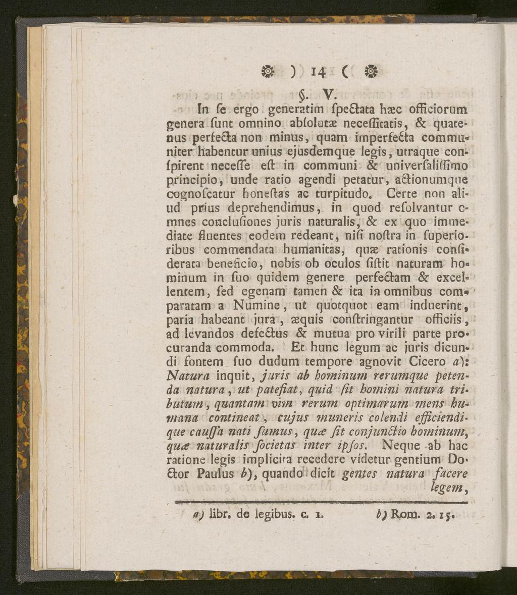 ) 14 C @ V.