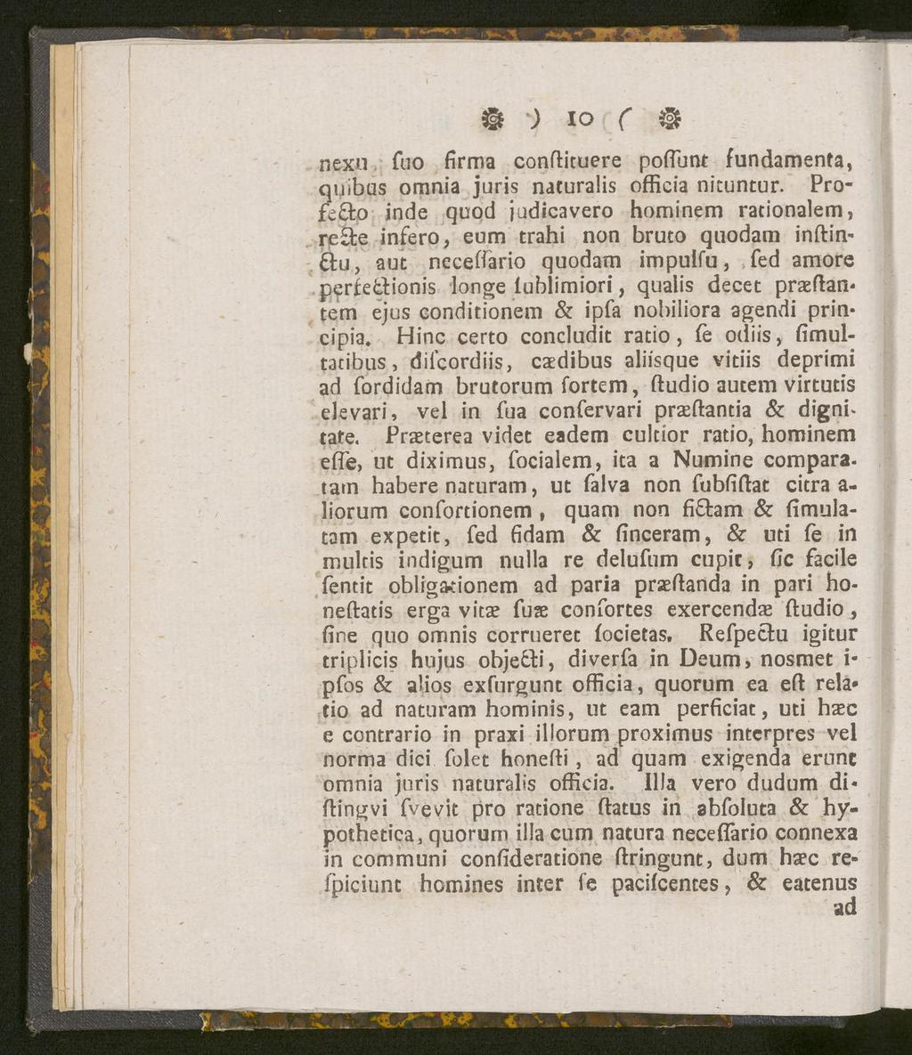 @ IO f @ nexu fuo firma conftituere pottan* fundamenta, quibqs omnia juris naturalis ofttcia nituntur.