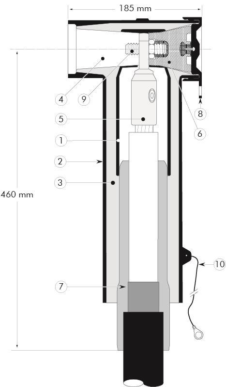 Anslutningsdon K489TB/G, M489TB/G Användning: Anslutningsdon för genomföring Interface/Serie C, 630 A/1250 A För rund plastisolerad 1-ledarkabel Inom- och utomhus Egenskaper: Prefabricerat och