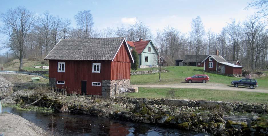 Lyckebyån, Stubbelycke kvarn och såg Kvarnen låg