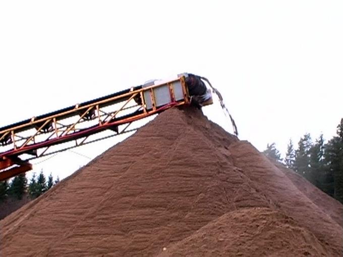 Sockerinblandad sandningssand 80 liter 25% sockerlösning per kubikmeter.
