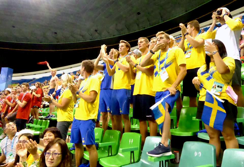 taekwondo, basket, bordtennis, badminton, tennis, tyngdlyftning, simhopp, gymnastik och