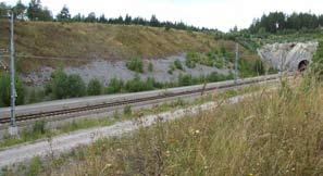 Gemensamt kapitel för samtliga järnvägsutredningar för Norrbotniabanan Slänter Den största påverkan på landskapet utgörs i allmänhet av de slänter som byggandet av järnvägen medför.