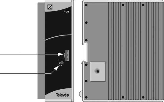 T-05 Kanalprocessor analog Nätdelen