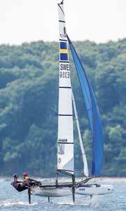 Radial. Laser. LASER Jesper Stålheim (37:a) gjorde en miserabel guldfinal efter att ha fått tre gulflagg på sex seglingar, det vill säga att han pumpade eller rullade på ett otillbörligt sätt.