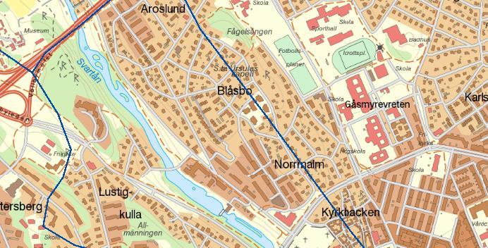 9 (21) Karlslund Figur 4. Det lokala avrinningsområde som belastar Karlslund. Storlek ca 20 ha. 3.