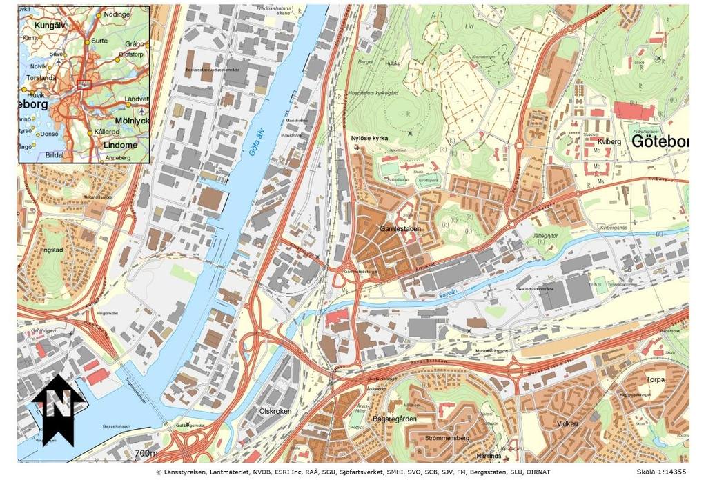 Järnväg 1 Inledning PM Avvattning har tagits fram som underlag för vägplan gällande Trafikverkets projekt E45 Slakthusmotet i Göteborgs Stad.