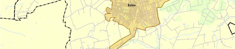 Uppagningsområde för Ellinge avloppsreningsverk Ledningsnä och pumpsaioner Ledningsnä Ellinge avloppsreningsverks verksamhesområde ugörs av ca 1 000 ha.