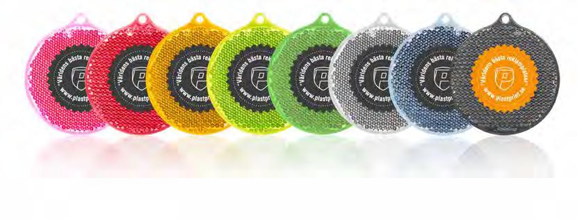 26 Aktiv 6,60 Reflexbricka rund Hanger i hårdplast från Coreflect. Säkerheten främst - se till att synas ordentligt i mörkret. Finns i flera olika färger. Levereras i påse med snöre och säkerhetsnål.