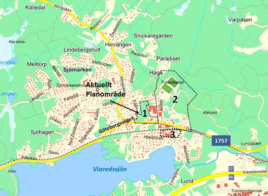 5 (27) 1. Orientering På uppdrag av Borås stad, Stadsbyggnadskontoret, har Norconsult AB utarbetat en dagvattenutredning till tre detaljplaneområden i Sjömarken, daterad 2009-12-11.