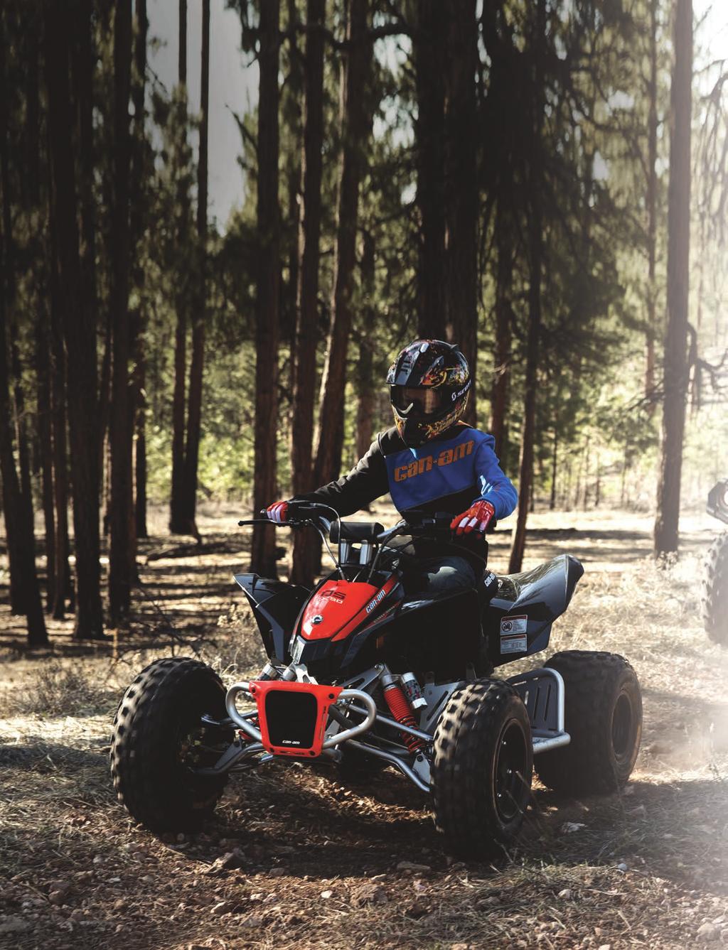 BARN VI LEVER FÖR ATT BYGGA DE BÄSTAS-TERRÄNGGÅENDE MASKINERNA OCH DET BÖRJAR MED CAN-AM BARN ATV-ER.