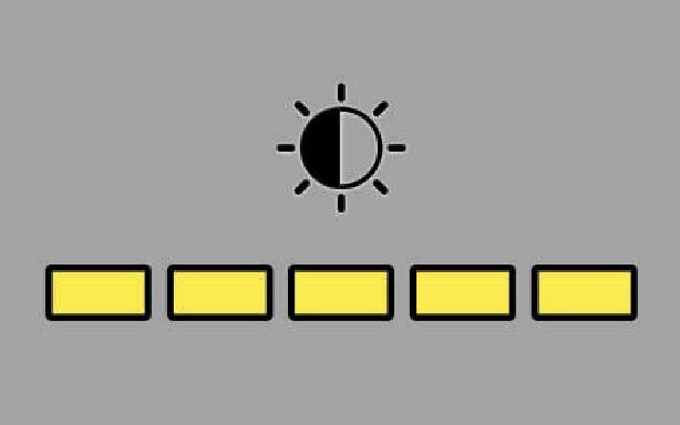 5.6.3. Ljusstyrka Välj och tryck på lägesknappen för att öppna menyn för ljusstyrka enligt nedan. Bakgrunden är realtidsvisningen. Tryck + -knappen eller - -knappen för att justera ljusstyrka.
