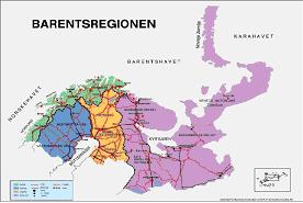 8. Operativ samordning inom EU FIGUR 8-3 BARENTSREGIONEN /31/ I scenariot under Barents Rescue LIVEX får Norrbottens län, när situationen växer i omfattning, assistans