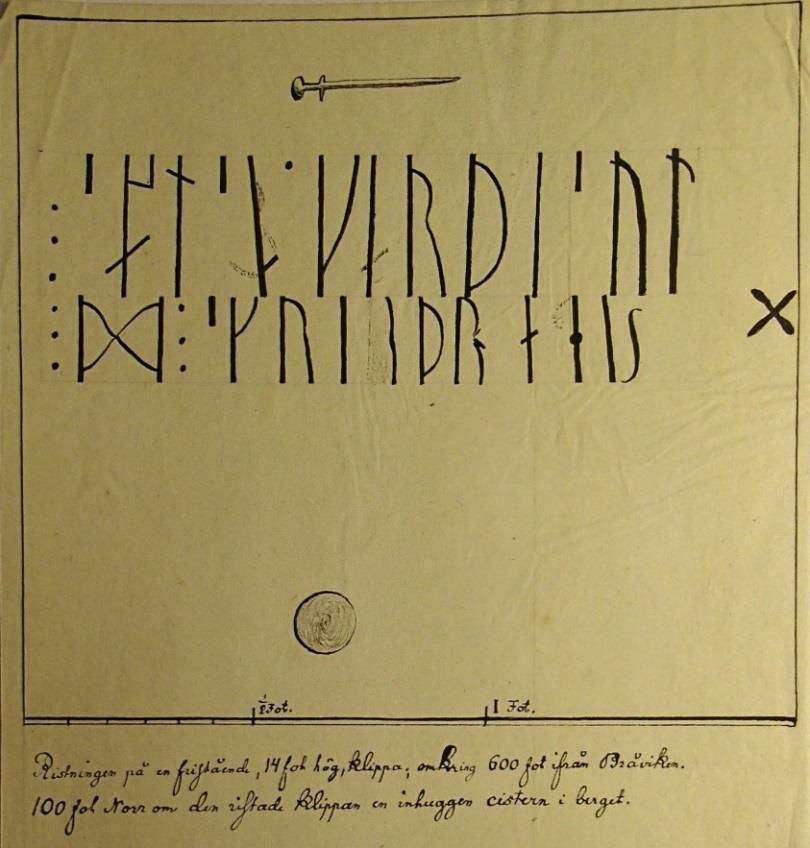 Ög 43 Ingelstad Runristningens historia och betydelse 4 Ög 43 Ingelstad Runristningen Ög 43 i Östra Eneby socken är ristad i den sydvästra delen av ett bergsparti beläget norr om Kiselgatan i