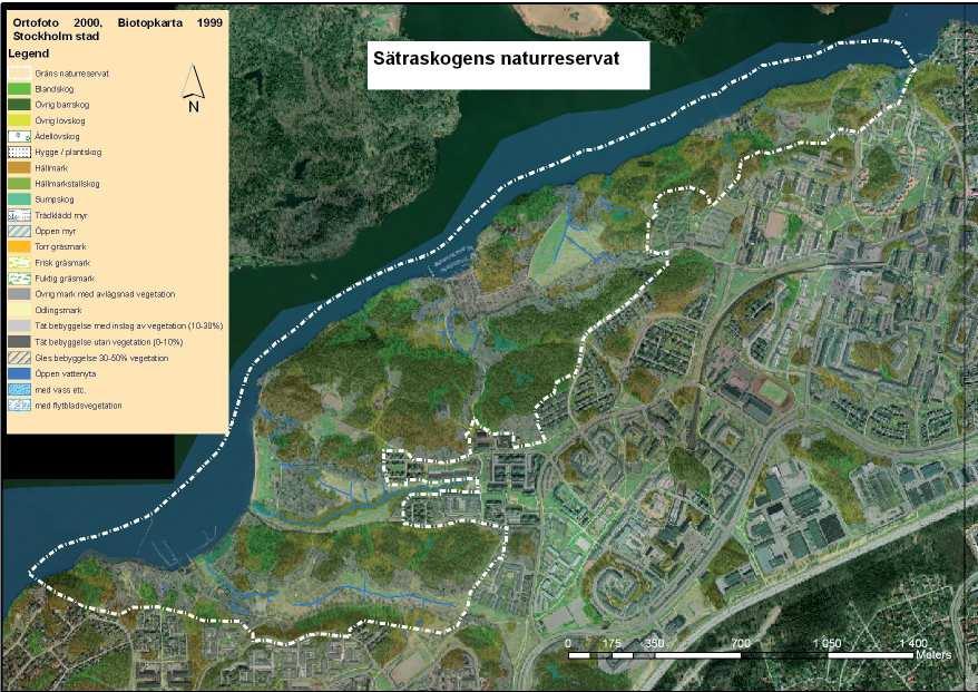 MKB till detaljplan Förbifart Stockholm 2011-06-13 rev 2012-11-05 är förhållandevis fri från omgivningsbuller, och har i den regionala utvecklingsplanen klassats som tyst område med bullernivåer