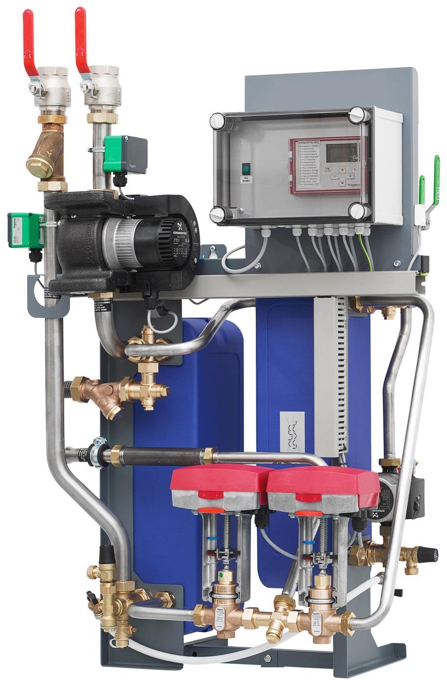 Cetetherm Midi Wall TA2222 VVC Fjärrvärmecentral för