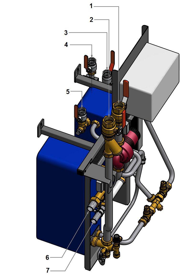 3.7 Driftsättning Cetetherm Midi Wall TA2222 Reglercentralen är fabriksinställd. Om någon funktion inte är tillfredsställande kan värdena ändras enligt information i detta dokument.