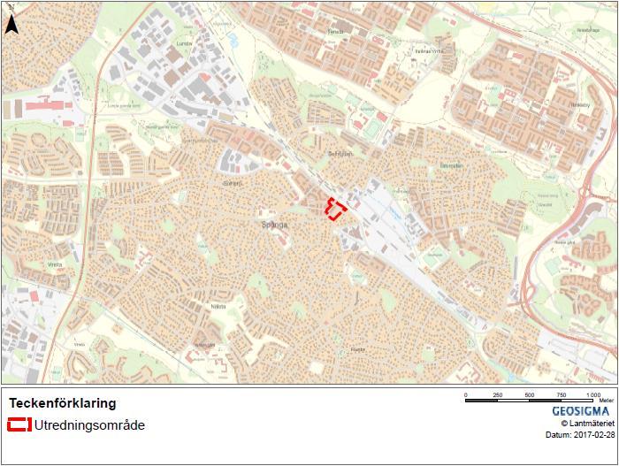 1 Inledning och syfte Spånga i Stockholms kommun är i en utvecklingsfas. Det finns bland annat planer på att förtäta bebyggelsen i de östra delarna av Spånga centrum, vid Spångaviadukten.