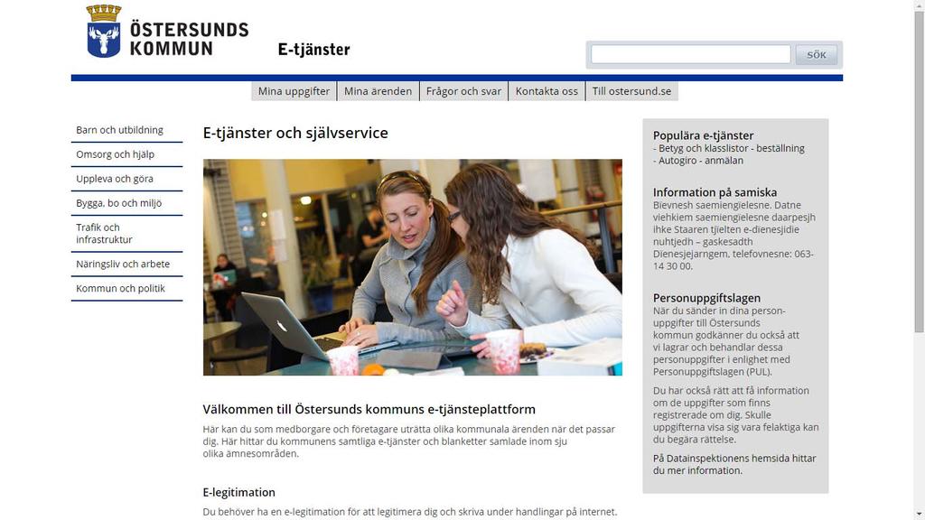 Dokumentnamn: Riktlinjer för e-tjänsteplattformen i Östersunds kommun Sida: 4 (7) 3. Riktlinjer för texter och bilder 3.1.