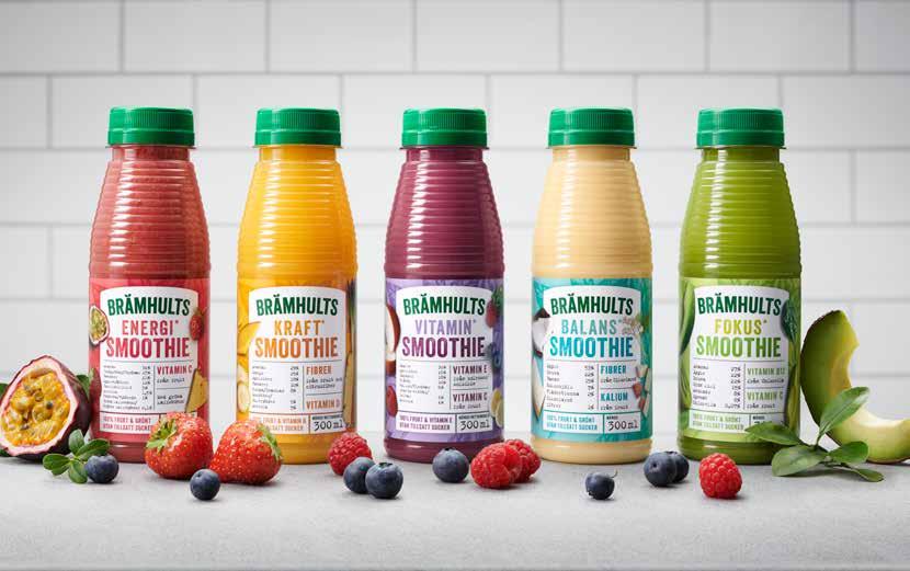 RUBRIK OM SORTIMENT RUBRIK OM SORTIMENT JUICE MED SMAK AV RDGUBBAR OCH PASSIONSFRUKT ENERGI SMOOTHIE ARTIKELNR (ARLA) 66826 EAN KOD BAS 7313619000235 EAN KOD MELLAN 5007187 PLAFLAS Naturligt laddade