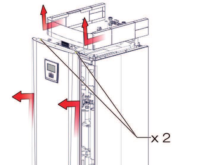 5. Rörinstallation Installationen ska utföras i enlighet med gällande normer. Glöm inte att spola rent värmesystemen före anslutning.