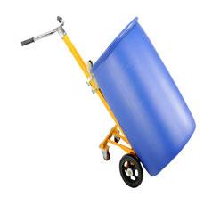 Artikelnr Beteckning Mått (L x B x H) Bärkraft Hjul Stödhjul Pris DT45U Fatkärra DT45U 690 x 790 x 1310 mm 400 kg