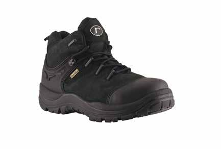 scruffs grind EN ISO 20345 S3 SRA HRO Skyddståhätta Läder Vattensäkert GORE-TEX membran Yttersula av slitstark gummi, mellansula av stötdämpande Phylon Vikt för storlek 44: 799 gram 41-47 robustor
