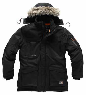 (1-3): 2 Avtagbar huva Ribbade muddar Innerfickor Fleecefoder i fickor samt på krage YKK dragkedja Fickor med vattensäkra dragkedjor Kan tvättas i 40 C 100% Polyester, 190g/m² Färg: Mörkgrå/grön