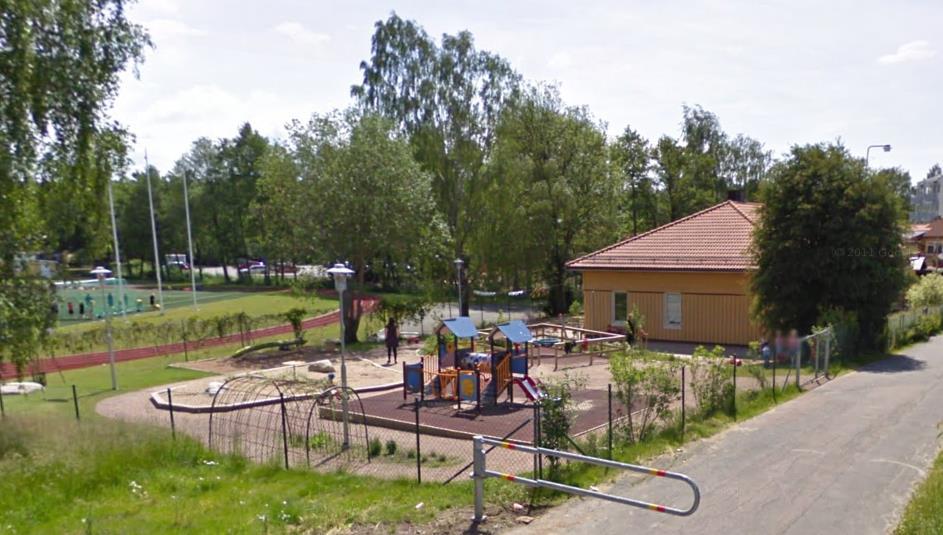 2.1 Delområde 1 Området utgörs huvudsakligen av en förskola med tillhörande gårdsyta (se Figur 3).