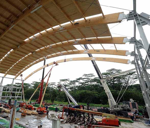 Recreation Centre - 2016 Toyo Ito, Singapore Mått: Spännvidd 72 meter med en takhöjd på ca 20 m.