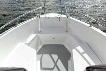 AMT 175 BRs trumfkort är dess enastående användning av utrymme. Båten är i sin storleksklass klart rymligare än vanligt.