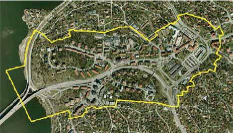 3.2 Geografi Programområdet omfattar Torsvik och Lidingö centrum som är beläget cirka 4 km nordväst om centrala Stockholm.