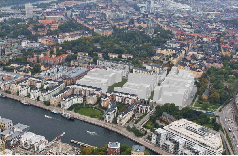 Sida 7 (8) utomordentligt olyckligt. De norra kvarteren bör där dras tillbaka och höjden på nybebyggelsen minskas betydligt. Hovings malmgård som redan idag är inträngd av det s.