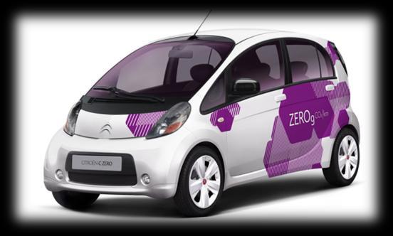 Citroën C-Zero el batterikapacitet Citroën C-Zero El 14 g/km 3 g/km 56 g/km 1,35 kwh/mil 16 kwh 12 mil 67 hk (toppeffekt), 48