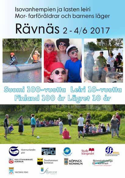 Tvåspråkigt läger över generationsgränserna i Rävnäs, Surahammar 2-4 juni 2017 För tionde